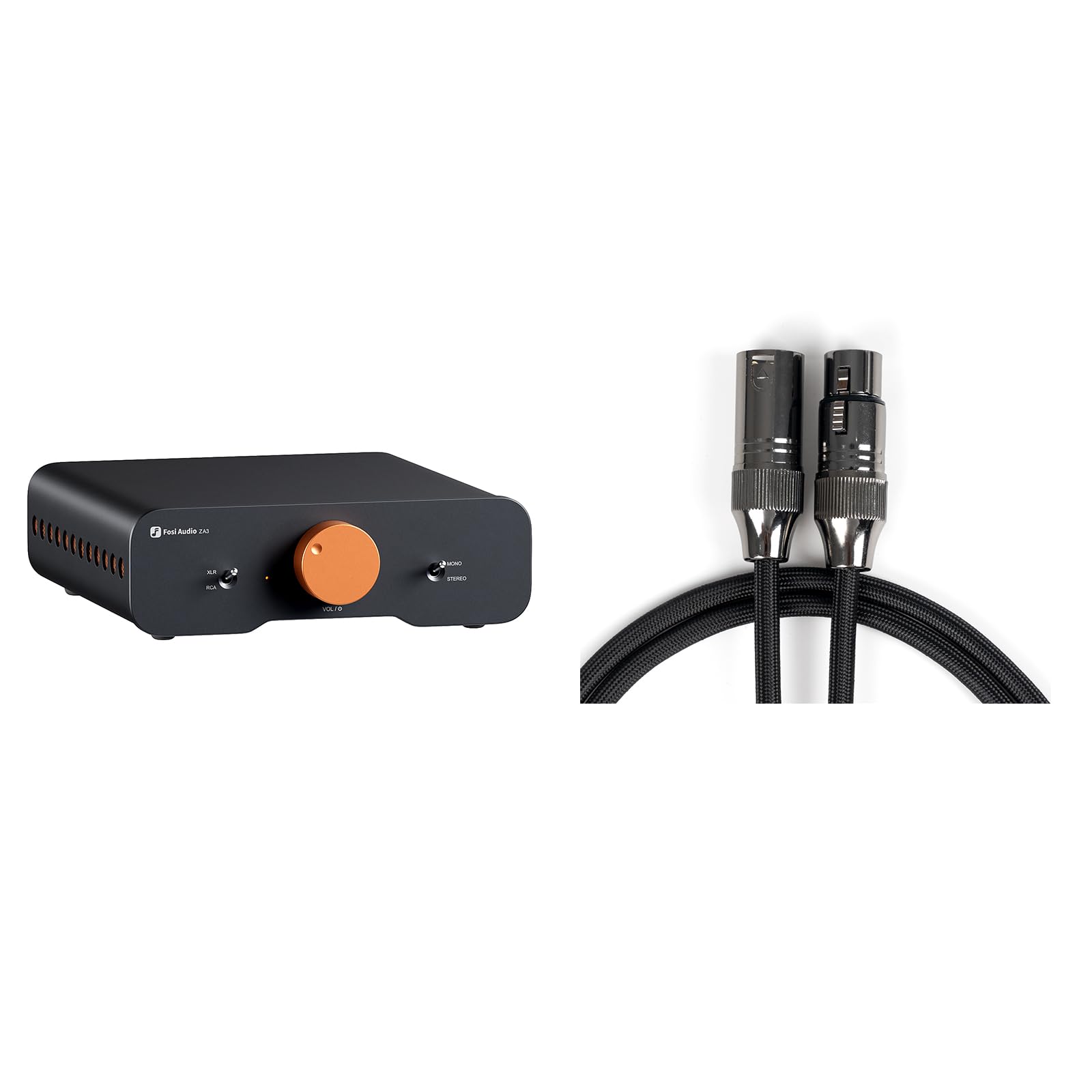 【新品未開封】Fosi Audio ZA3 ステレオパワーアンプ XLR/RCA Fosi Audio ZA3 Balanced Stereo Amplifier Mono Amp