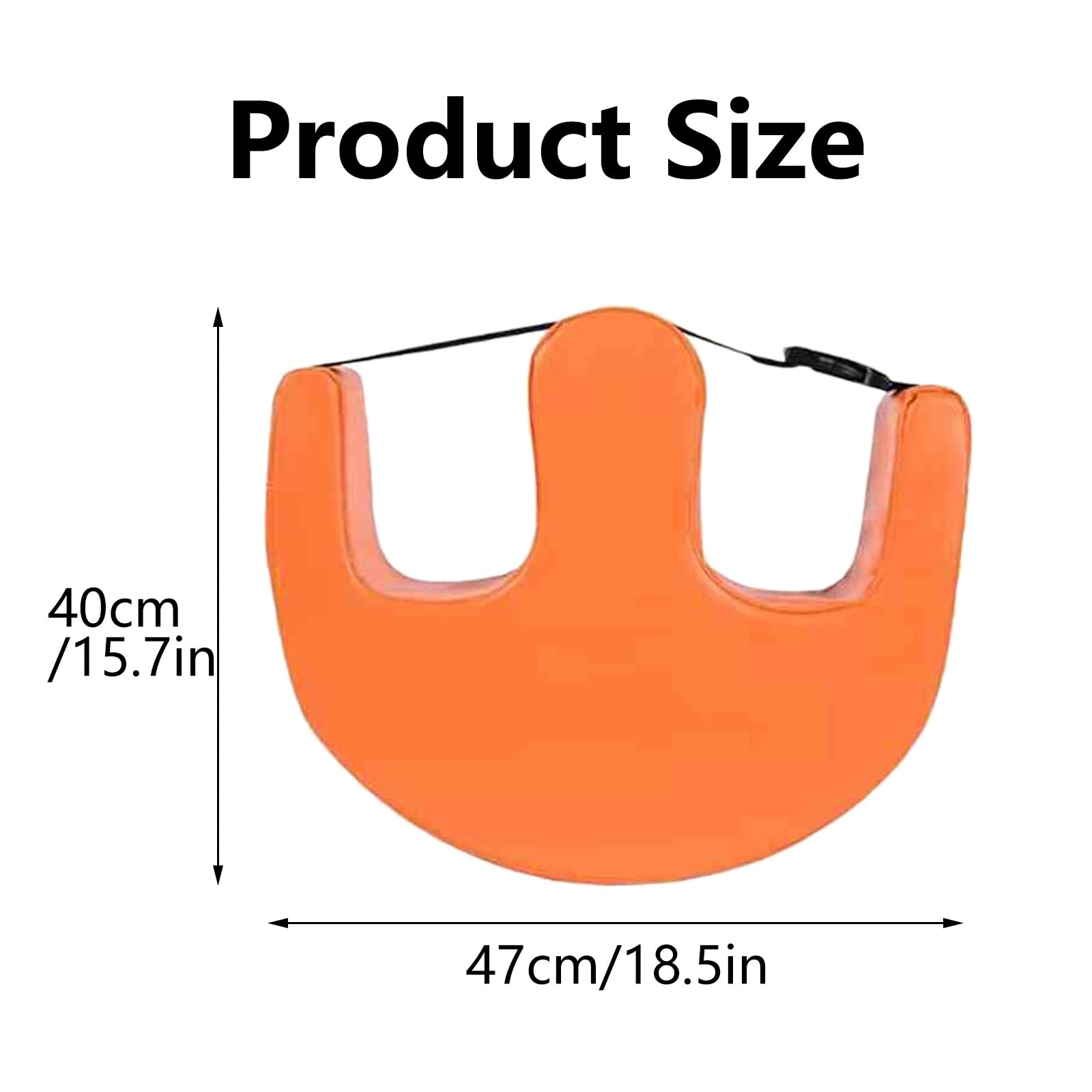 ERRULAN PU Leather Elderly Turning Device, Detachable U Shaped Waterproof Nursing Pillow with Fixing Strap, Multifunctional Roll Over Pad, Bedridden Patient Supplies