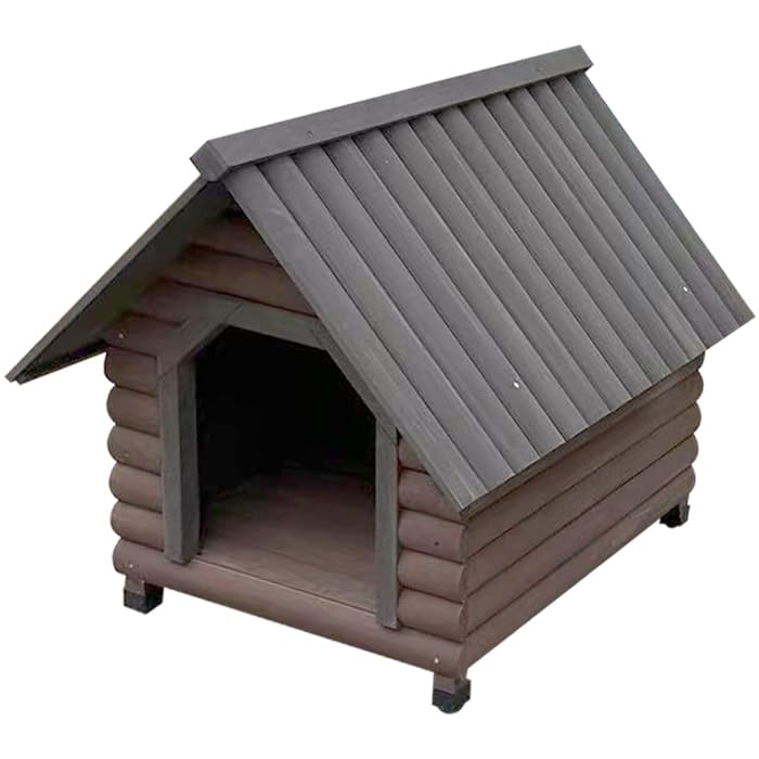 ウッディ犬舎 AWK-440（犬小屋） Amazon | 犬 犬小屋 ハウス 犬小屋 木製 ペットハウス ウッディ犬舎