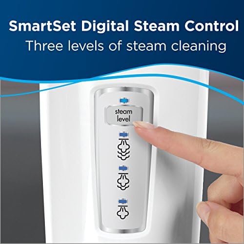 BISSELL PowerFresh Steam Mop with Natural Floor Sanitization, Kills 99.9% of Germs Without Chemicals, Flip-Down Scrubber, SmartSet Steam Control, Hardwood Tile and Sealed Floor Cleaner, 19401 — view 5