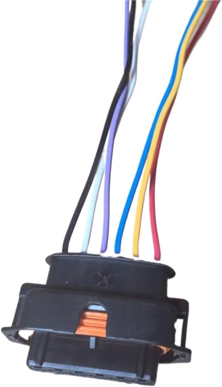 Ignition Coil Plug Harness Compatible With Alfa For Romeo 0986221104 6 Pin Way Ignition Coil Connector Plug Wire Harness Replacement