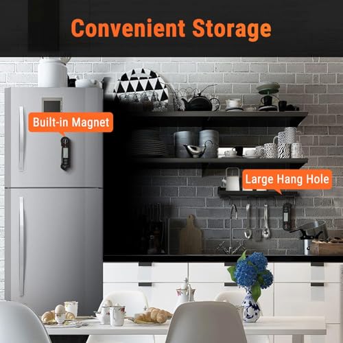 Image of LABART ThermoPro TP19H Digital Instant Read Meat Thermometer for Grilling Waterproof Kitchen Cooking Food Thermometer with Ambidextrous Backlit for BBQ Grill Smoker Oil Fry Candy Thermometer