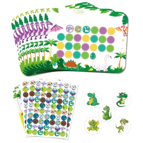 5uds Pegatinas de Entrenamiento para Ir Al Baño+210 pegatinas de recompensa, Patrones de Animales Que Cambian de Color Pegatina Mágica para Ir Al Baño Pegatinas para Entrenamiento para Niños Pequeños