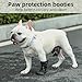 Dog Paws Recovery Shoe,Hundeschuhe zur Erholung,Hundeschuhe Pfotenschutz,Haustierwunden Verhindern Lecken,Atmungsaktiv,Weich,Biss,Nässe Und Infektion,Waschbar Und Wasserdicht Für Postoperative (S)