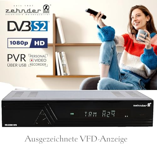 SAT-Receiver ZEHNDER HX 2300 VFD mit WLAN-Funktion