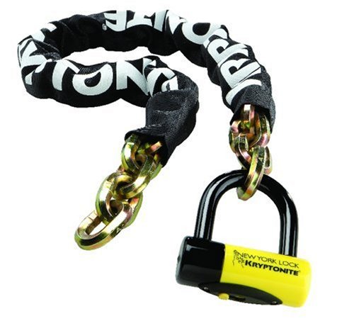 Kryptonite 5ft Fahgettaboutit Bike Chain and Lock - Candado para Bicicleta