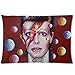 From 50% Polyester 50% Cotton David Bowie Pillowcase with Zipper Rectangle Pillow Case Cover Standard Taies d'oreillers (40cmx60cm)