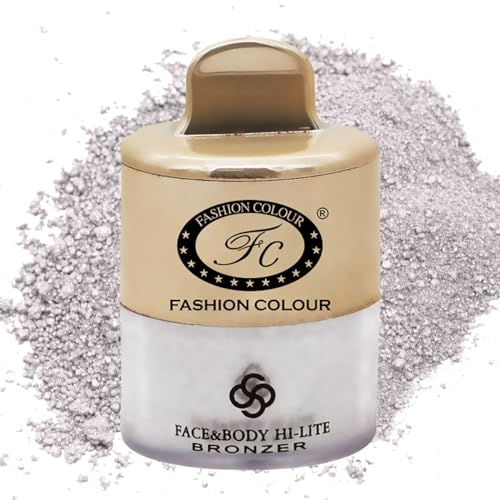 Image of FASHION COLOUR Face and Body Hi-Lite Bronzer | Highlighter For Effortless Shine | Soft Glow Highlighter | Mettalics Body Shimmer | 4g | Shade 07