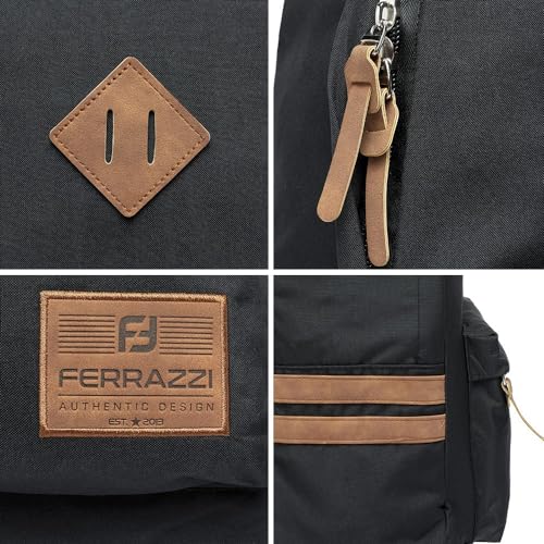 Mochila Estojo Masculina Escolar Ferrazzi Casual Camurça