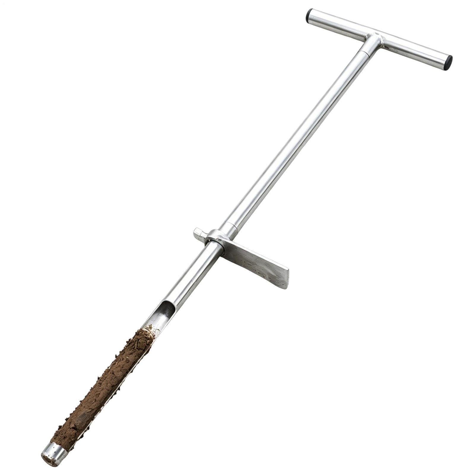 Sonda con asta per terreno Carotatore Ergonomico Strumento Per Estrazione | Sonda Con Manico A T per Prato Giardino Fattoria Cortile Frutteto Giardinieri Domestici Paesaggisti Professionist