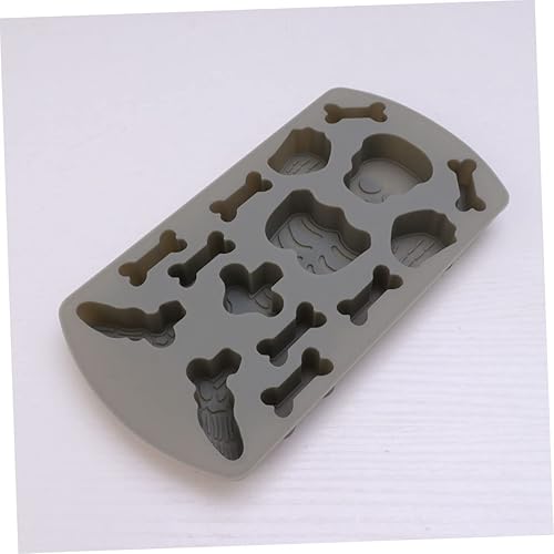 Miniatura 3 de Bandeja de silicona para Halloween, modelo de arcilla, molde para hornear, molde de esqueleto, caramelo, cubitos de hielo, bandeja de hielo,