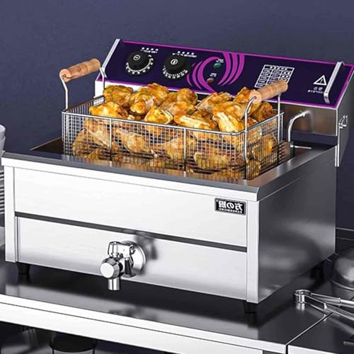 AWYYA Gewerbliche Fritteuse mit 18L Öltank