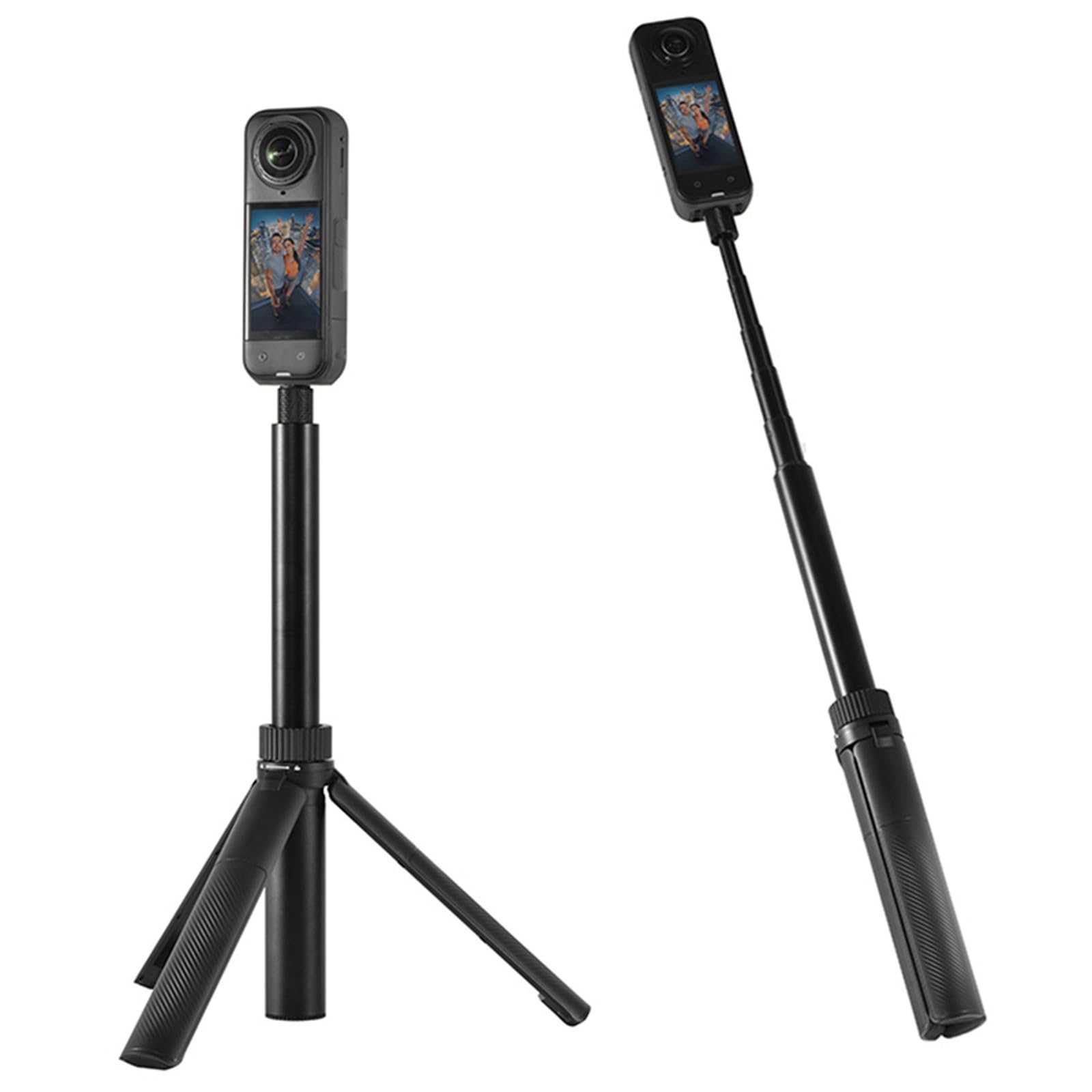 Kij do selfie Bullet Time kompatybilny z Insta360 X5, X4, X4 Air, X3, ONE X2, ONE RS (podwójny/4K), ONE X, ONE R, statyw 3 w 1 i niewidoczne akcesoria do selfie stick