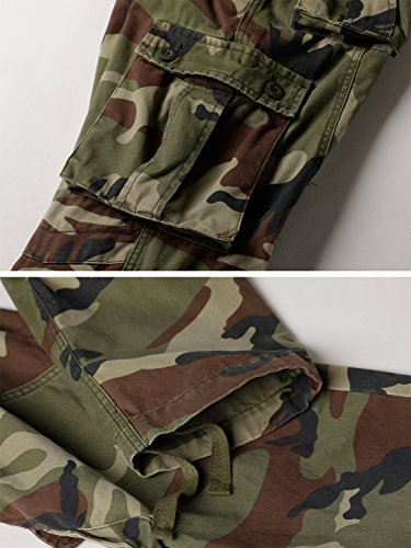 Akarmy B01N20F32M Men'S Casual Cargo Pants Military Army Camo Pants Combat Work Pants thumb #4