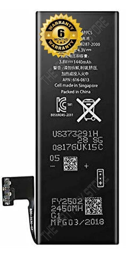 Image of Original Battery 5G / 5 / A1428 / A1429 / A1442 Battery with 6 Month Warranty *** (J0029)