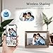 Canupdog 10.1 WiFi Digital Picture Frame, IPS Touch Screen Smart Cloud Digital Photo Frame with 16GB Storage, Wall Mountable, Auto-Rotate, Share Photos From Anywhere Via App, Email