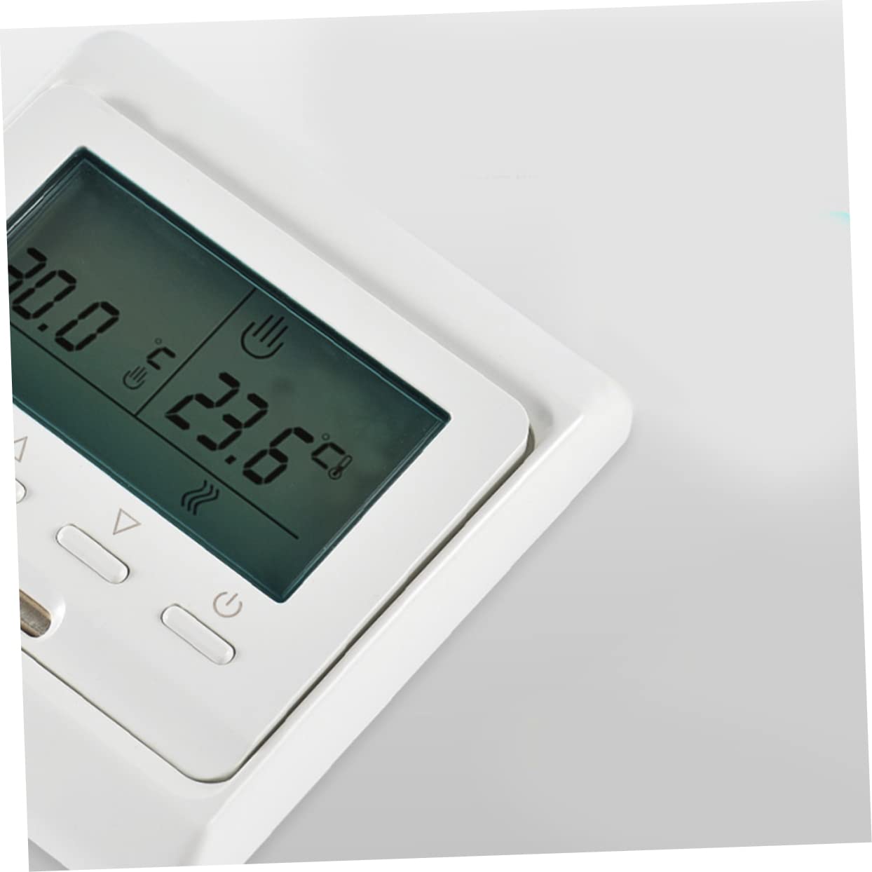 Mipcase 2stücke LCD Programmierbares Digitales Thermostat Für Fußbodenheizung Intelligente Temperaturregelung Für Wohn Und Gewerbebauten Anti-störfunktion Manuelle Und Programmierbare