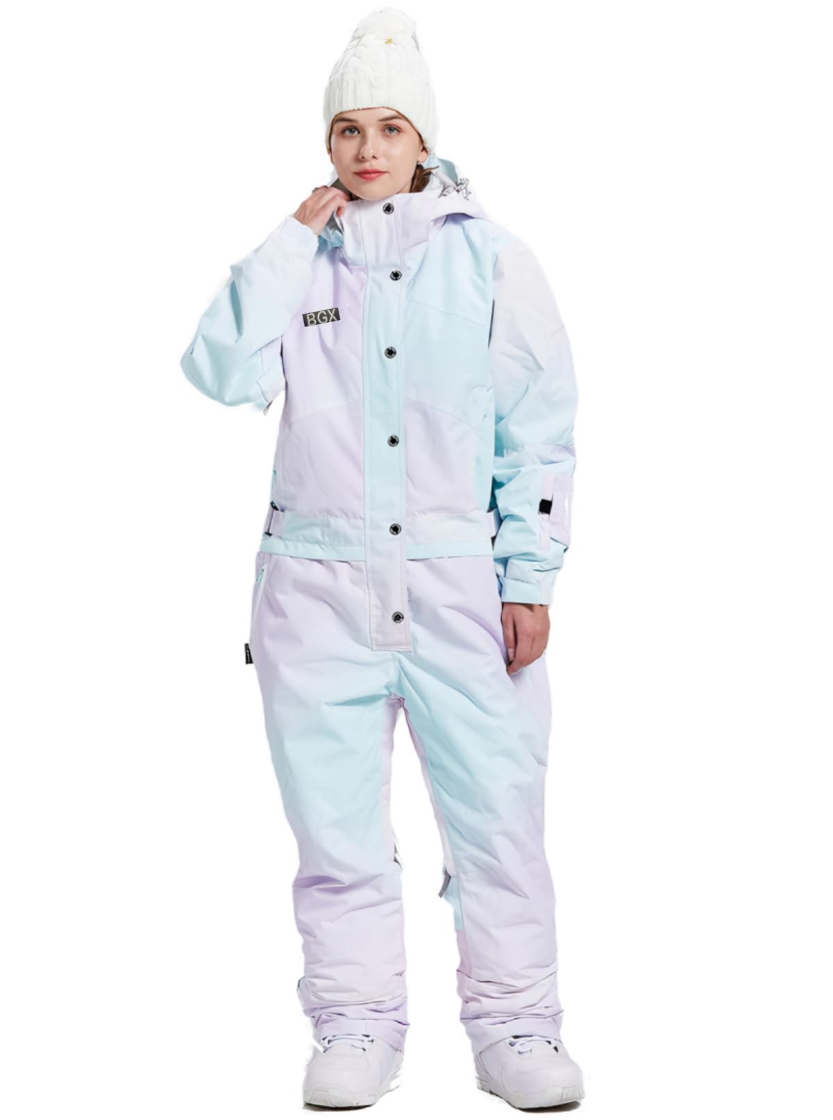 Bluemagic Womens Snowsuit One Pieces Ski Suits Jumpsuits Colorful Coveralls Snowboard Jackets