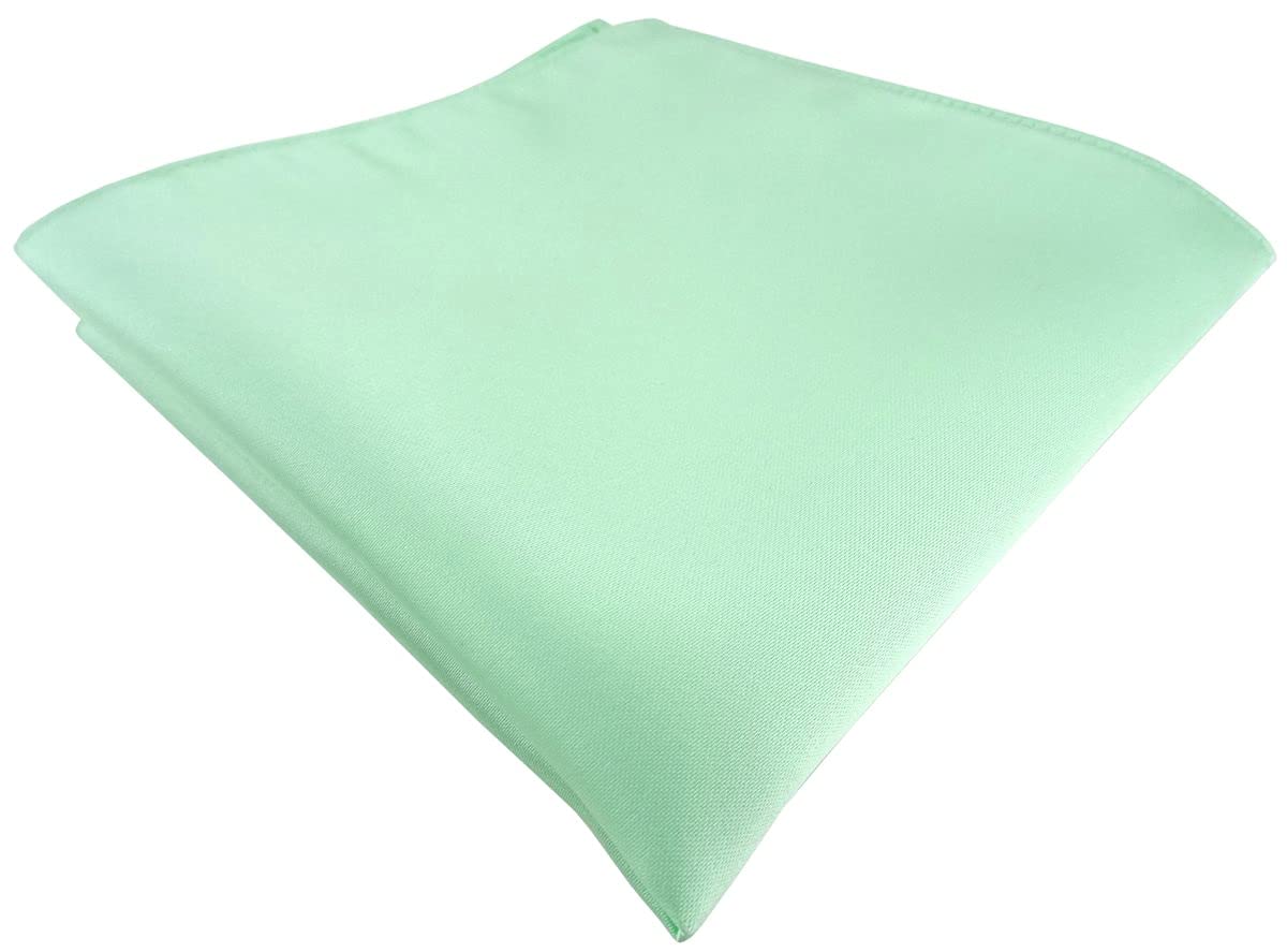 TigerTie Men's Plain Handkerchief blue mint One size