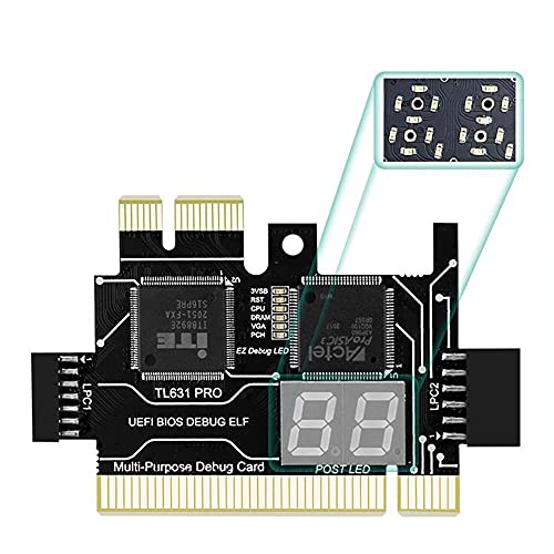 Tarjetas LPC-DEBUG TL631 Pro para diagnóstico de placa base de ordenador 7