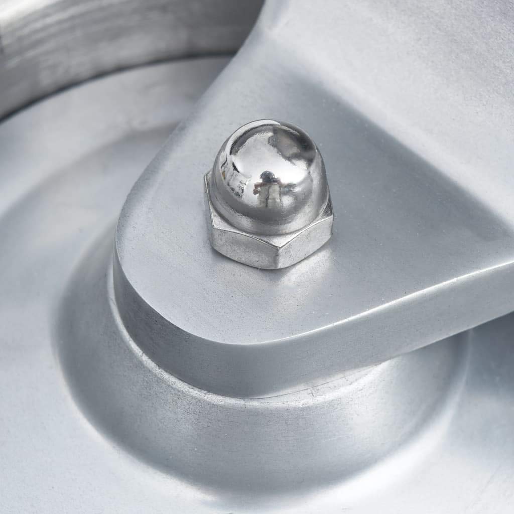 GuyAna Prensa de Hamburguesas y 500 Papeles para Separar Aluminio 10cm Máquina para Hacer Hamburguesas Adecuada para Cocinas Comerciales Restaurantes