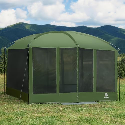 EVER ADVANCED Magnetic Screen House Room 11x9ft, Hands-Free...
