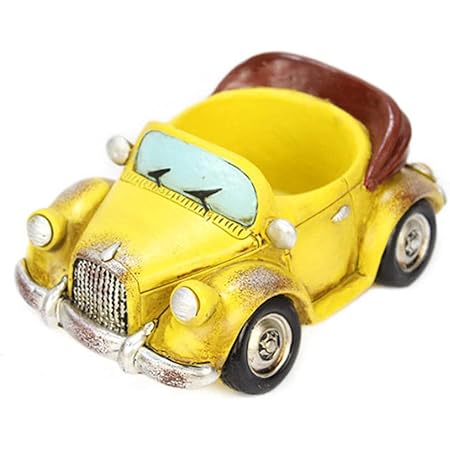 Amazon Co Jp Roogo 多肉植物ポット ヴィンテージ自動車 植木鉢 プランター サボテン 花 ガーデン 観葉植物 寄せ植え インテリア レトロカー 旧車 国内発送 国内検品済 イエロー 並行輸入品 Diy 工具 ガーデン