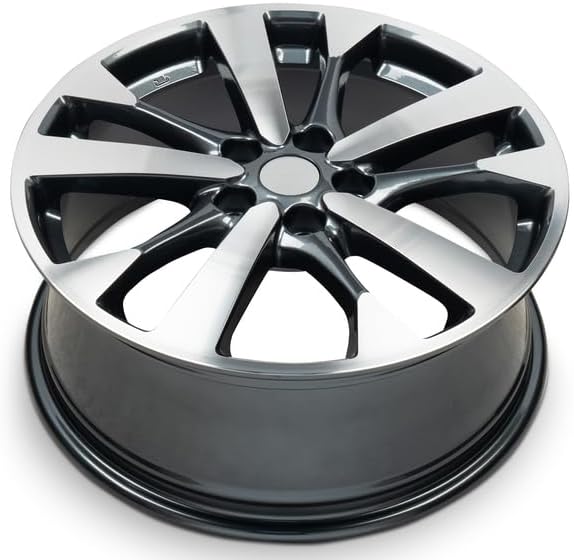 New 18x7.5 inch OEM Direct Replacement Aluminum Wheel for Nissan Altima 2016–2017 5-114.3mm Charcoal 18 in Rim DA 403009HP2B