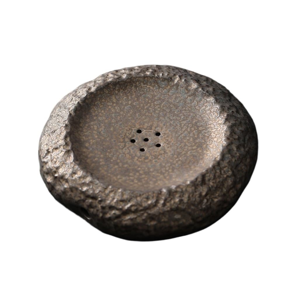 Plateau à thé en céramique avec stockage d'eau pour table basse et bureau