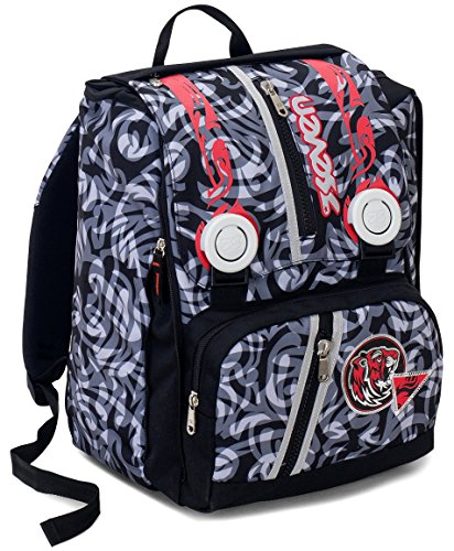 Preisvergleich Produktbild Erweiterbarer Schulrucksack Seven , Bantu , Rot , 31 Lt , Seitliche Reißverschluss , Grund- Und Mittelschule