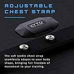KYTO Heart Rate Monitor Chest Strap, ANT+/ Bluetooth, Compatible with iOS/Android APPs, Cycling/Yoga/Basketball/Running/Fitness Exercise/Boxing - Image 3
