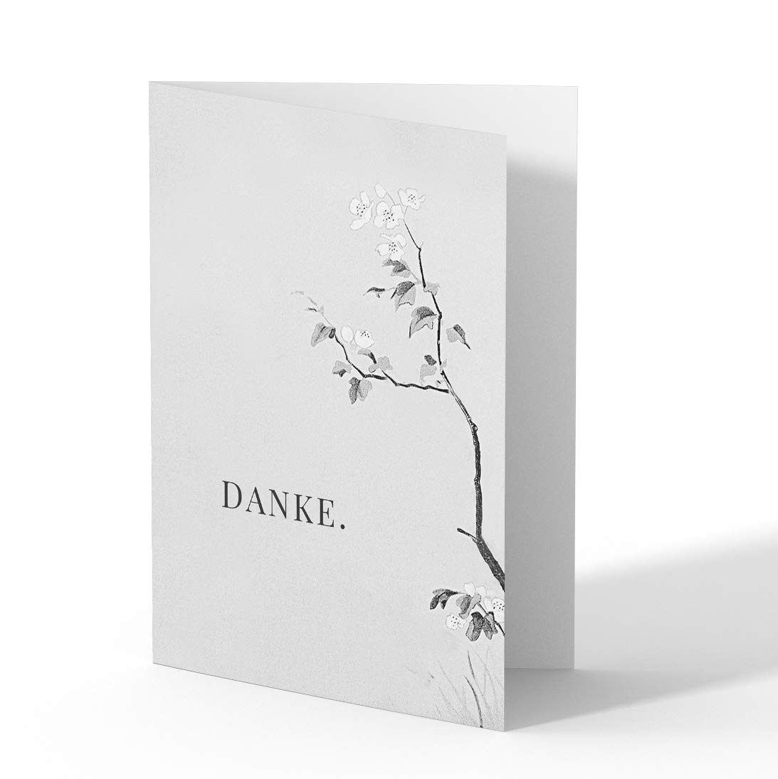 Cadeau Parfait Dankeskarten Für Trauerfall – 10 Karten + 10 Selbstklebende Umschläge, Baummotiv, Format 10x15 Cm (gedruckt In Frankreich)