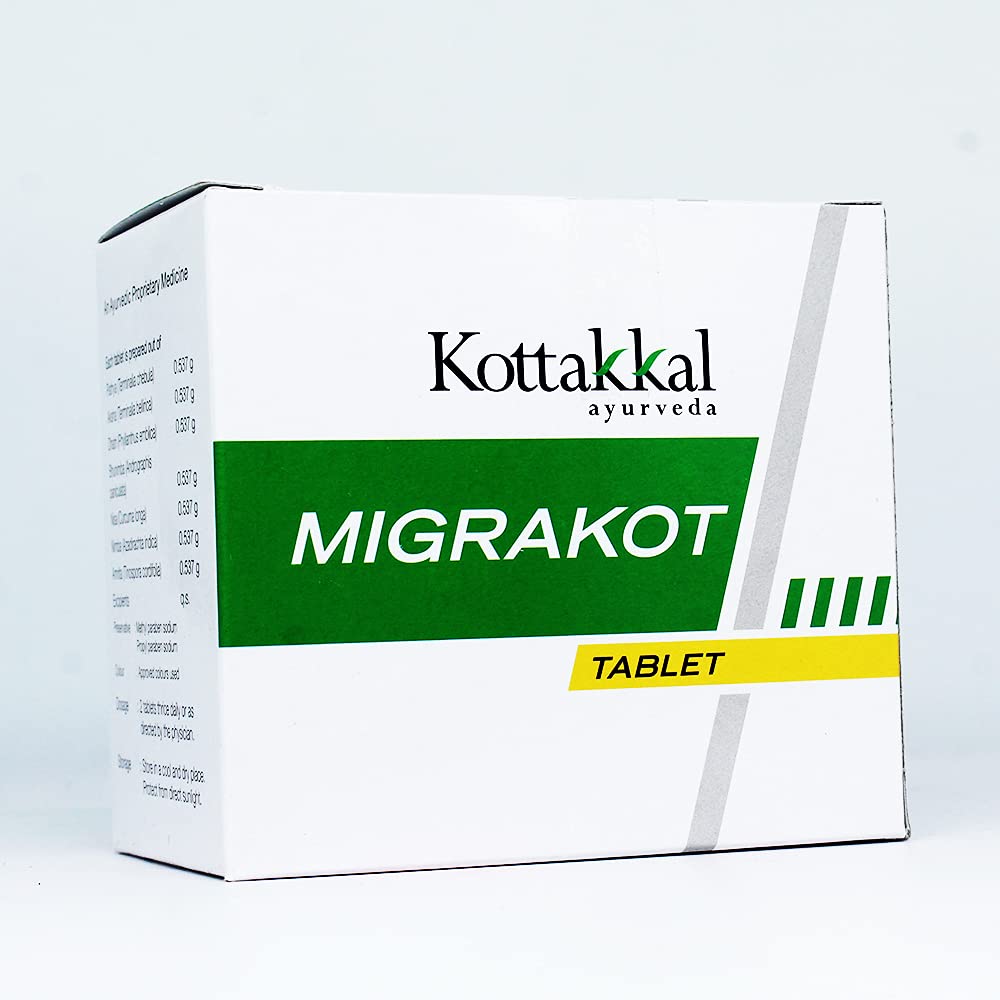 Migrakot Tablet-100 Tablets, (Pack Of 1), Of Arya Vaidya Sala Kottakkal and get Golden Oldie Herbs®, Sukanthi Pills-1gm