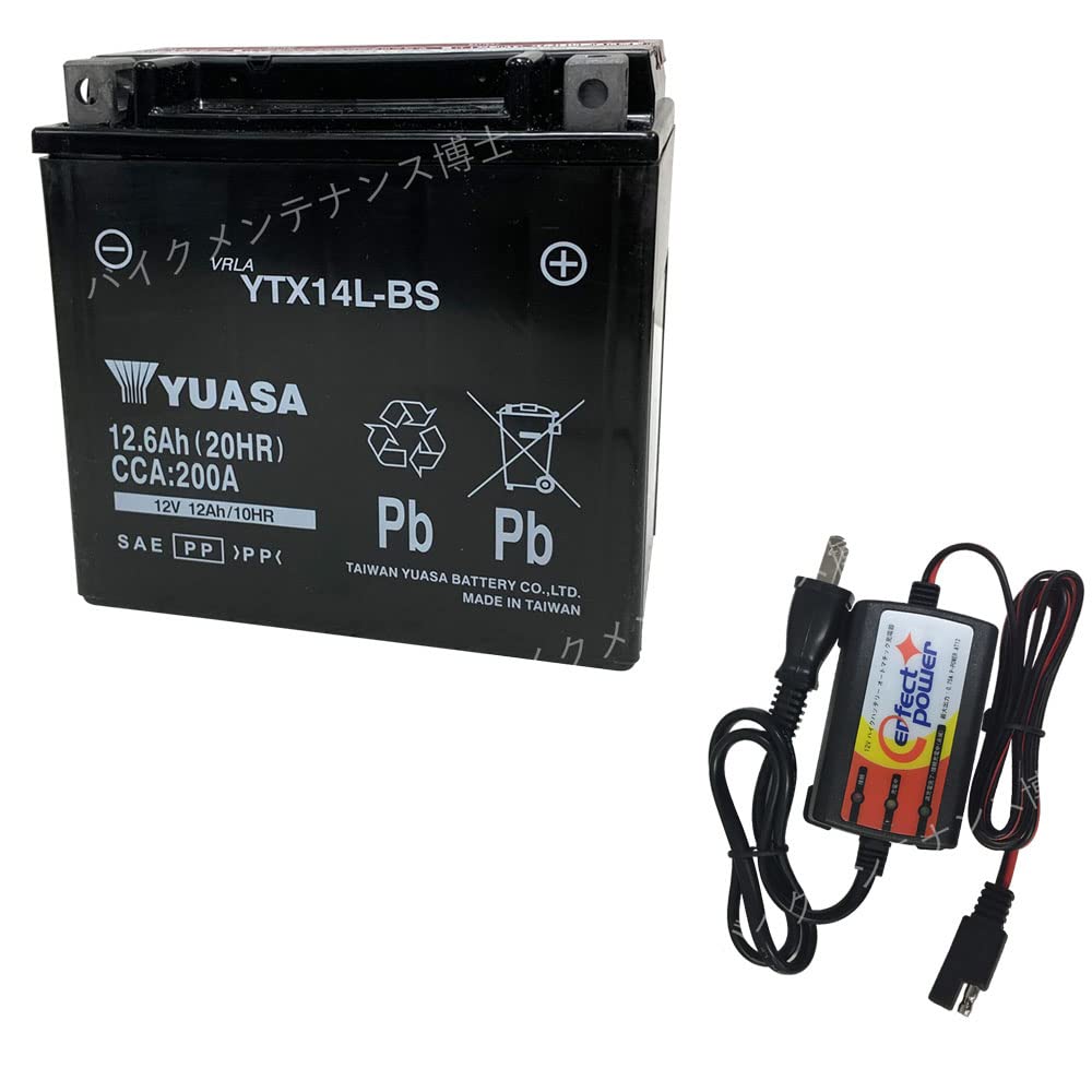 YTX14-BS バイク 台湾ユアサバッテリー YUASA YTX14L-BS / AGM