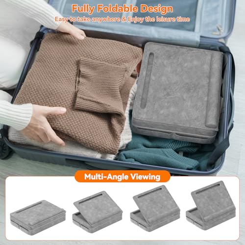 image for KDD Laptop Lap Desk with Cushion, Laptop Table with Storage for Bed & 