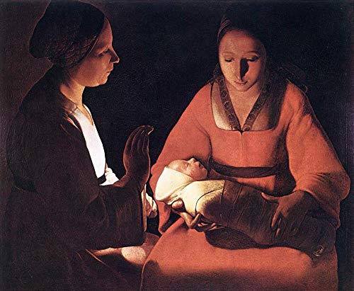 Peinture à l'huile Georges de La Tour pour une décoration de chambre sereine
