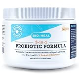 5-in-1 Bio-Heal® Probiotic for Kids, Men & Women (Powder) - Best Supplement for Brain Function, Gut Health & Constipation - Shelf Stable & Fortified with Vitamins, Minerals & Prebiotics - All-Natural