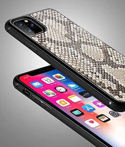 Étui iPhone 13 Mini cuir python KANUZ coque antichoc 2021