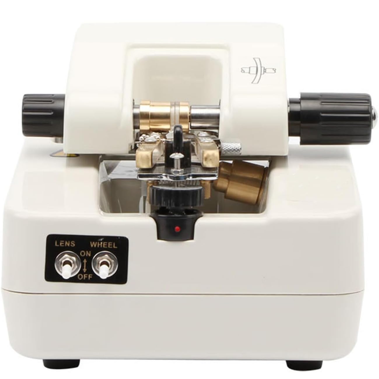 Ranuradora de Lentes ópticas, máquina ranuradora automática de Lentes para anteojos, Profundidad de ranurado de 0 a 0,7 mm, para Resina, Vidrio y PC, Adecuada para Tiendas de óptica y centros de for