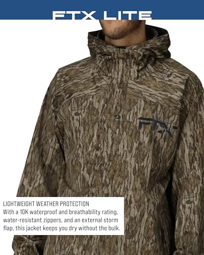 FROGG TOGGS Men’s FTX Lite Rain Jacket – 3-Layer Waterproof, Breathable, Stretch Comfort4