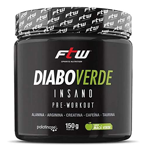 Diabo Verde Insano Pre-Workout 150g Maça Verde