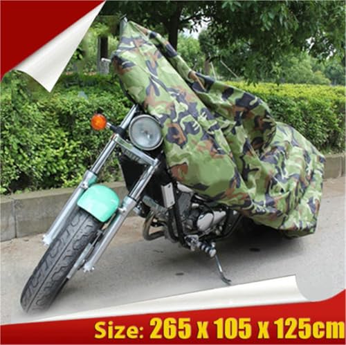Housse de moto imperméable XXL camouflage pour Harley Davidson Softail et Dyna
