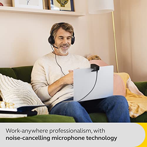 Image of Jabra Evolve2 50 Wired Mono Headset - with AirComfort Technology, Noise-Cancelling Mics & Active Noise Cancellation - MS Teams Certified, Works with All Other Platforms - Black