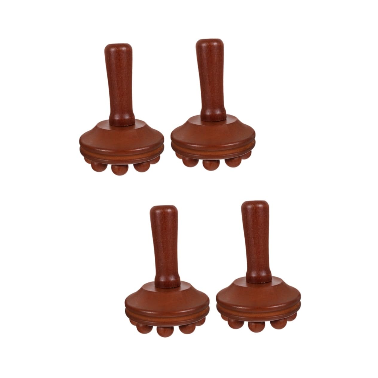 PACKOVE 2 Series Cepillo De Mano Para Masaje De Pies Herramienta De Masaje Cepillo De De Vientre Herramientas De Manual De Madera 2 Piezas*2