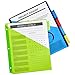 Avery Dividers for 3 Ring Binders, 5 Tab Plastic Binder Dividers, Pockets, Insertable Big Tabs, Multicolor, Extend Beyond Sheet Protectors, 1 Set (11902)
