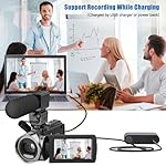 Video Camera Camcorder FHD 1080P 36MP YouTube Vlogging Camera Recorder 3.0 Inch 270 Degree Rotation Screen 18X Digital Zoom Camcorders with Microphone,32GB SD Card and 2 Batteries - Image 4