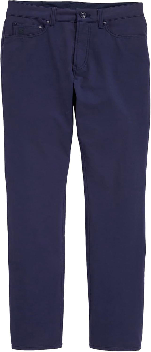 Vineyard Vines Mens On-The-go Canvas 5-Pocket Pants - Image 6
