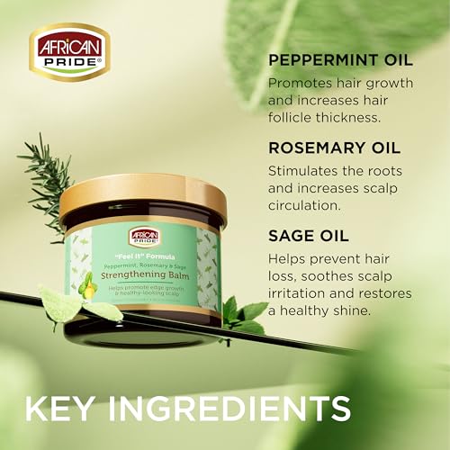 African Pride Feel It Formula Hair Strengthening Balm - 4oz - Image 4