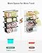 iSPECLE Chest Freezer Organizer Bins - Fits 7 Cu.Ft Deep Freezer, 3 Pack Stackable Wire Baskets(14.7