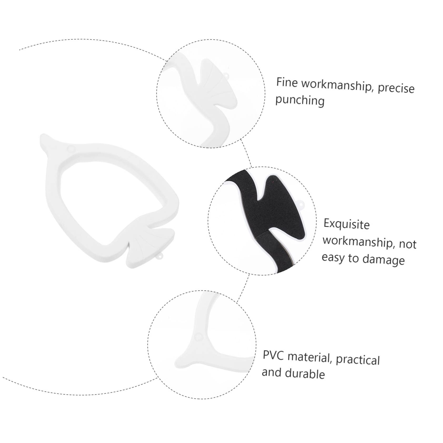 HANABASS Aquarium Betta Fish Tank Fish Feeder Ring Suction Cup for Food Dispensing